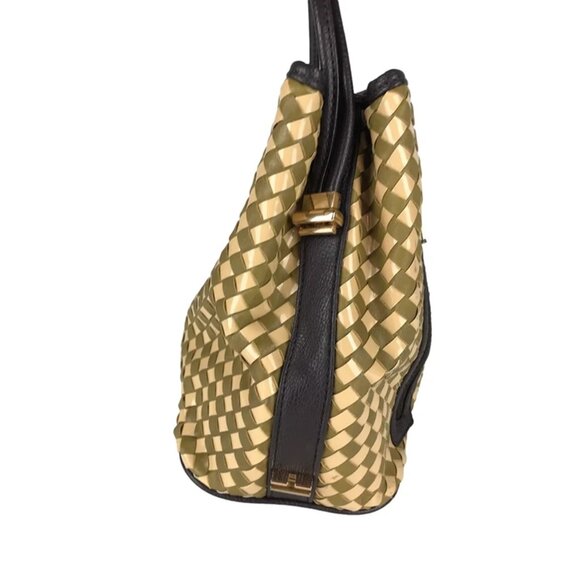 Samoe Style Womens Beige Brown Inner Zip Pocket Double Shoulder Strap Sling Bag - Picture 4 of 8